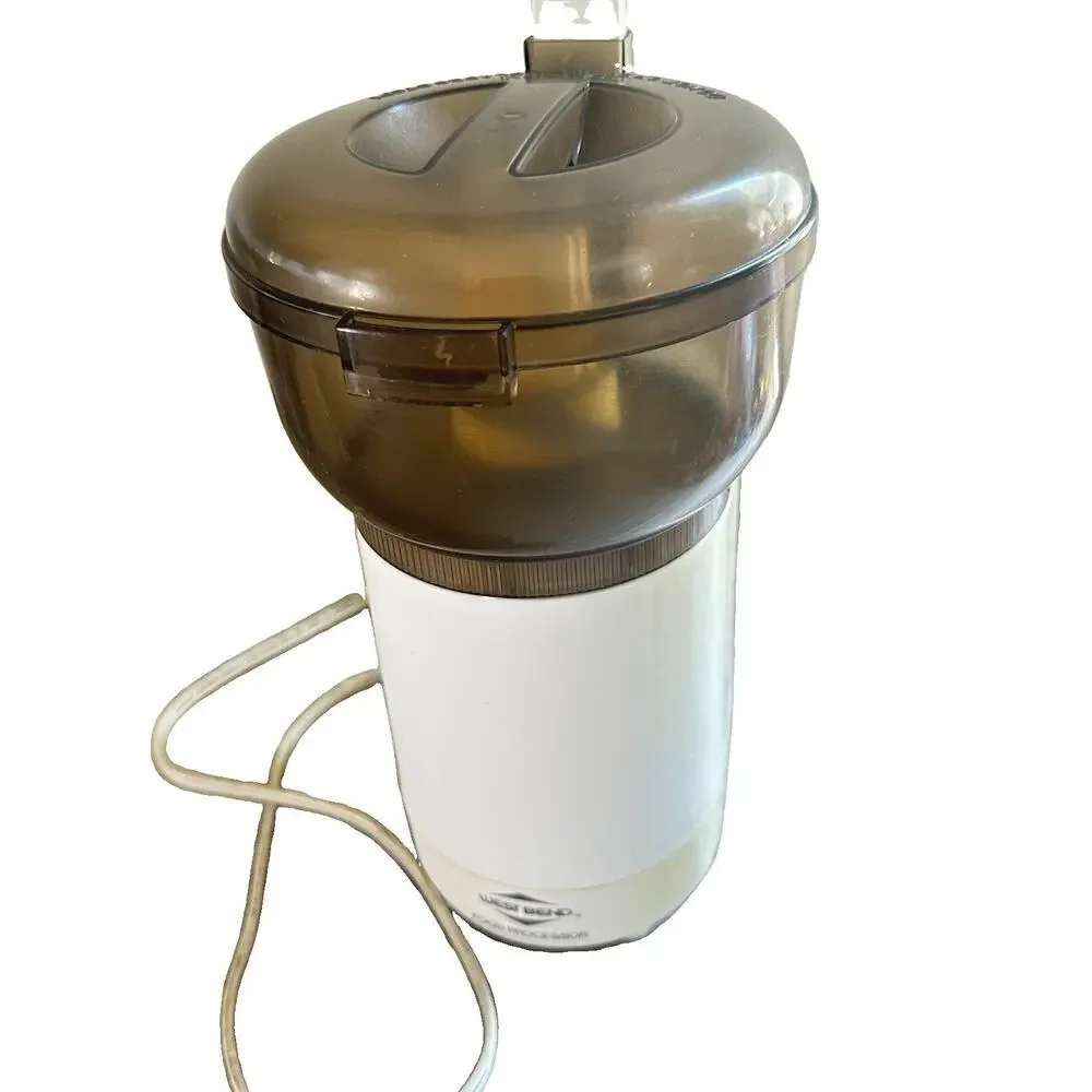Vintage West Bend Food Processor 6500 Chopper Slicer High Performance Works